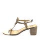 Tory Burch Leather T-Strap Sandals