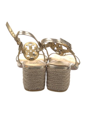 Tory Burch Leather T-Strap Sandals