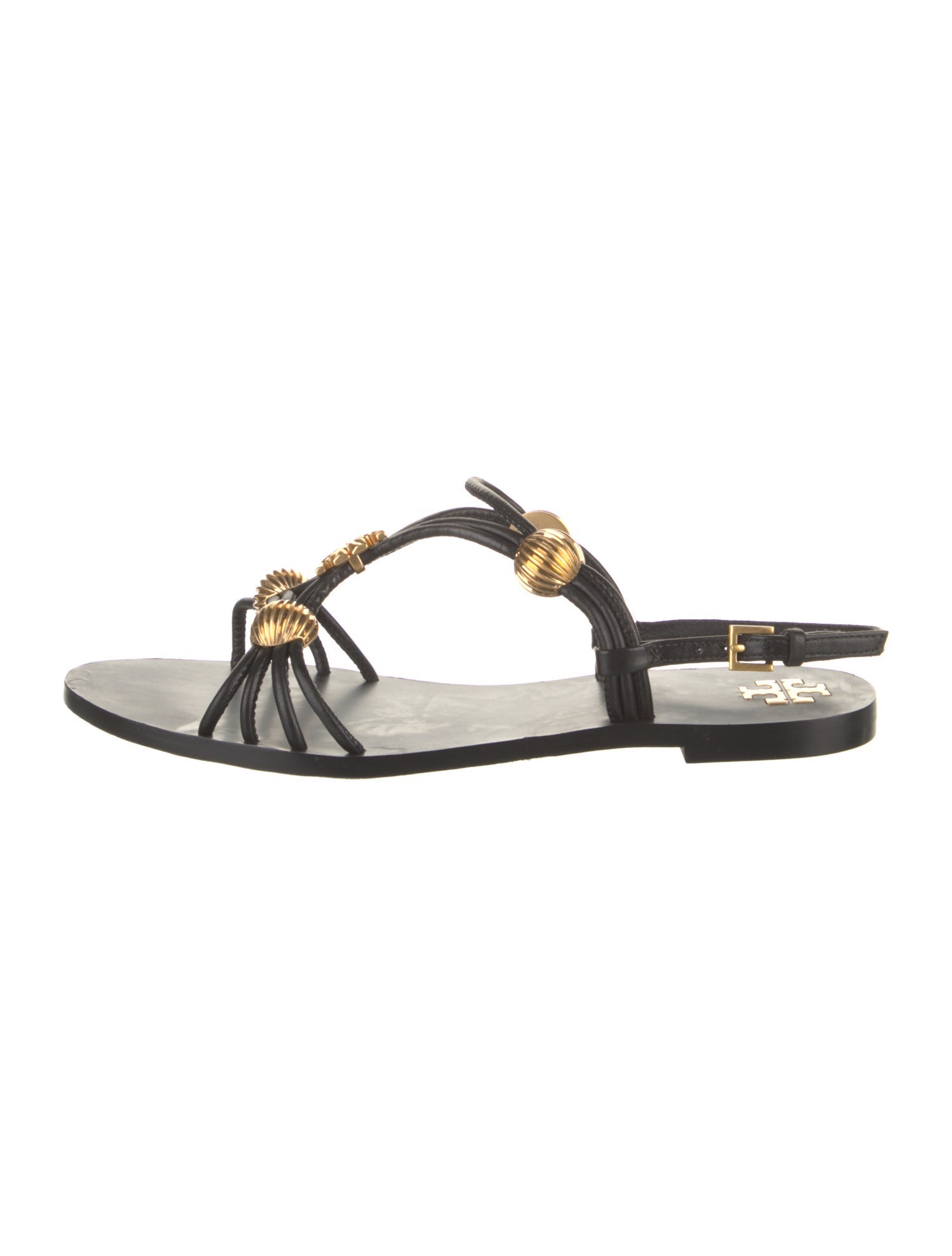 Tory Burch Leather T-Strap Sandals