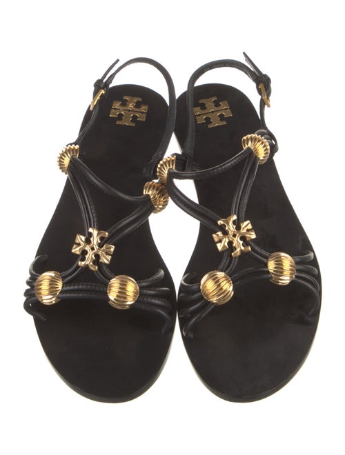 Tory Burch Leather T-Strap Sandals