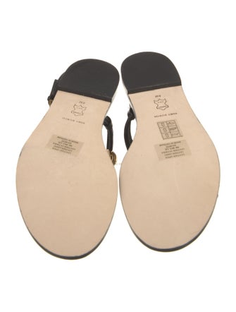 Tory Burch Leather T-Strap Sandals