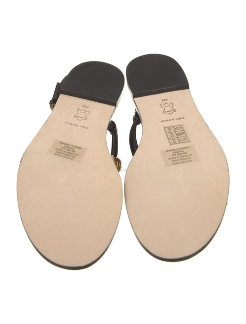 Tory Burch Leather T-Strap Sandals