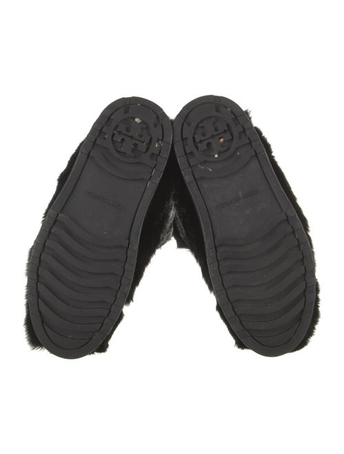 Tory Burch Faux Fur Lace-Up Boots