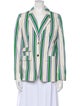 Tory Burch Striped Blazer