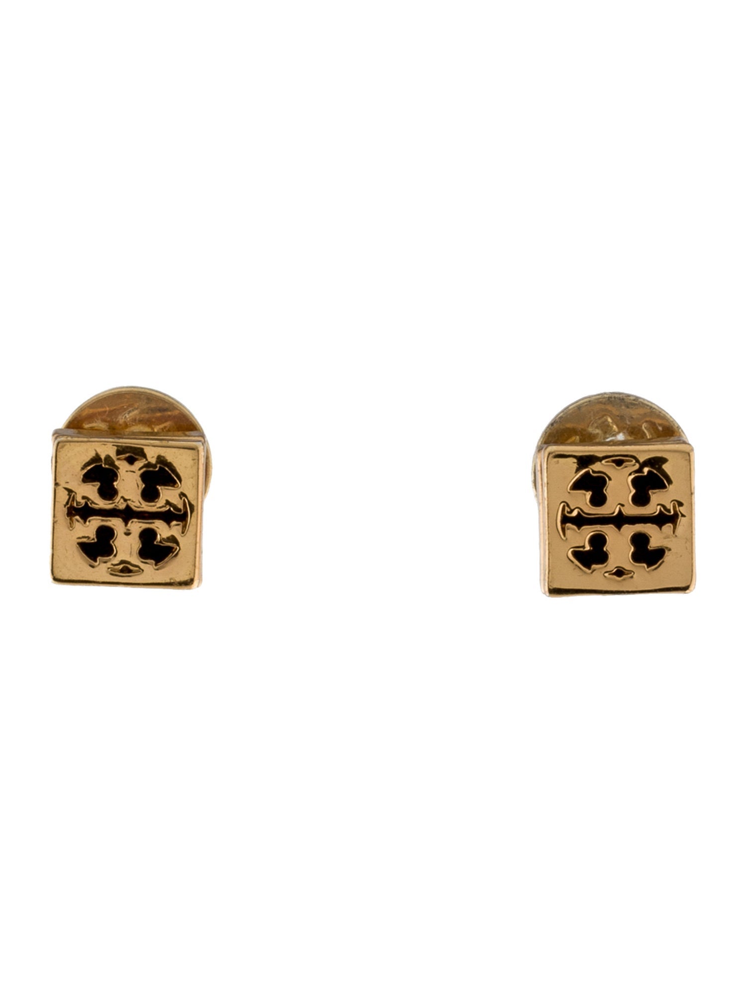 Tory Burch Logo Stud Earrings