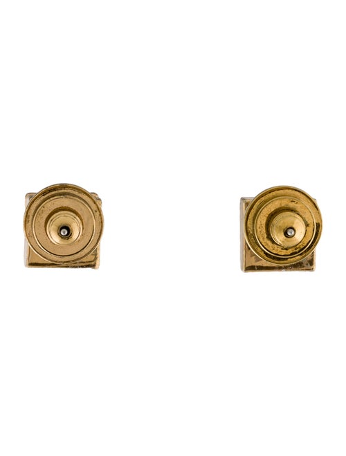 Tory Burch Logo Stud Earrings