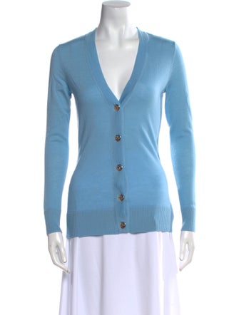 Tory Burch Merino Wool V-Neck Sweater