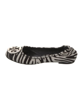 Tory Burch Ponyhair Animal Print Ballet Flats