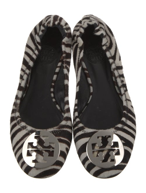 Tory Burch Ponyhair Animal Print Ballet Flats