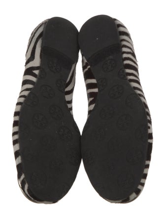 Tory Burch Ponyhair Animal Print Ballet Flats