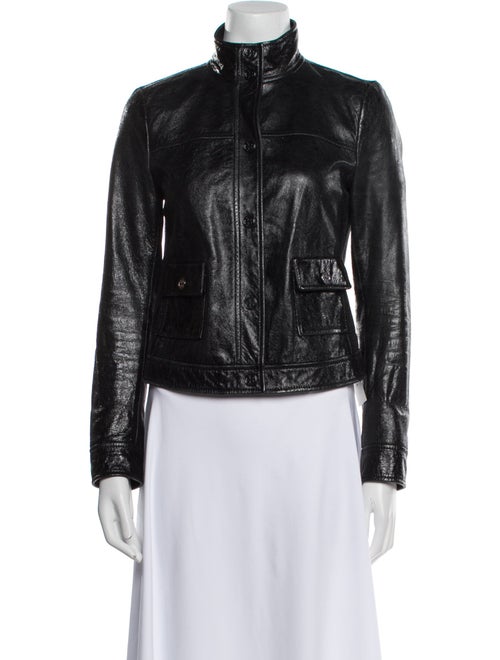 Tory Burch Leather Biker Jacket