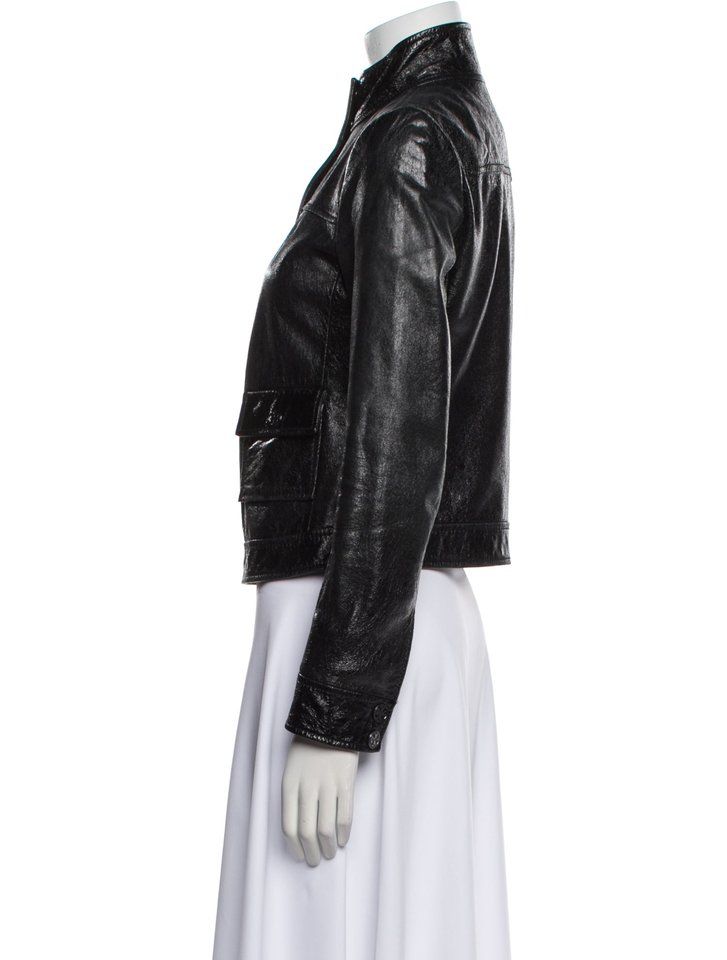 Tory Burch Leather Biker Jacket