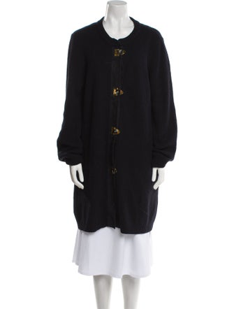 Tory Burch Wool Faux Fur Coat