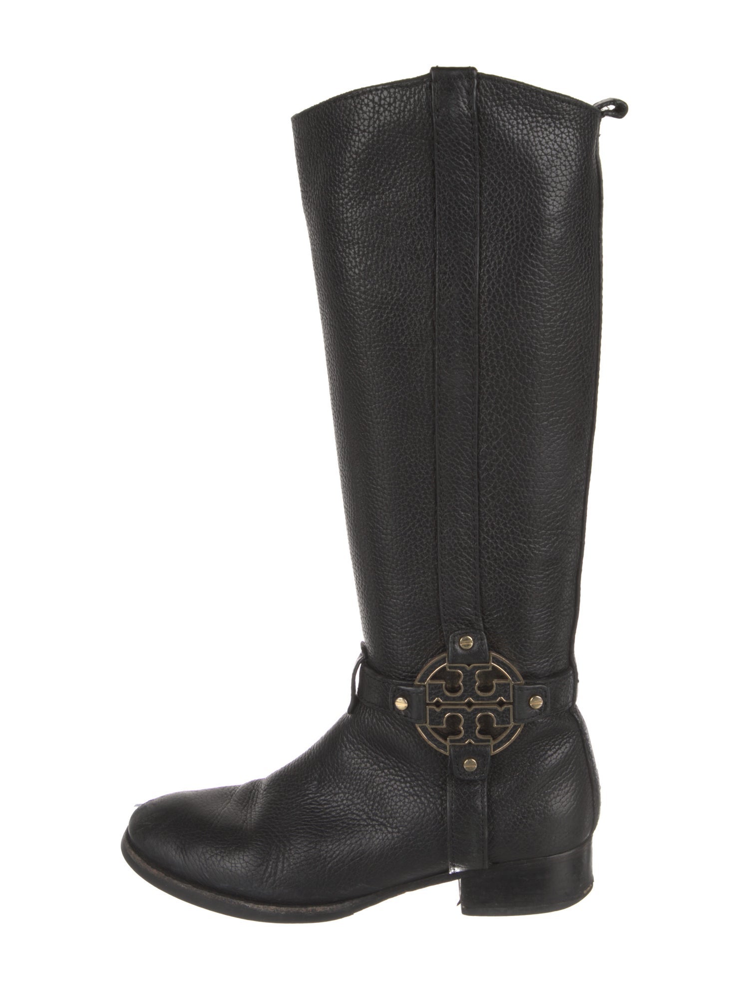 Tory Burch Leather Riding Boots