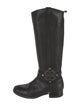 Tory Burch Leather Riding Boots