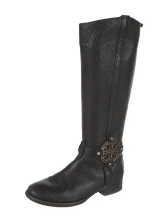 Tory Burch Leather Riding Boots