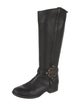Tory Burch Leather Riding Boots