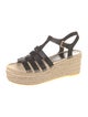 Tory Burch Leather Braided Accents Espadrilles