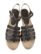 Tory Burch Leather Braided Accents Espadrilles