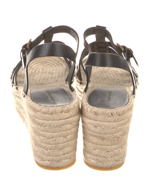 Tory Burch Leather Braided Accents Espadrilles