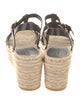 Tory Burch Leather Braided Accents Espadrilles