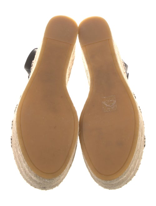 Tory Burch Leather Braided Accents Espadrilles