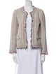 Tory Burch Linen Tweed Pattern Evening Jacket