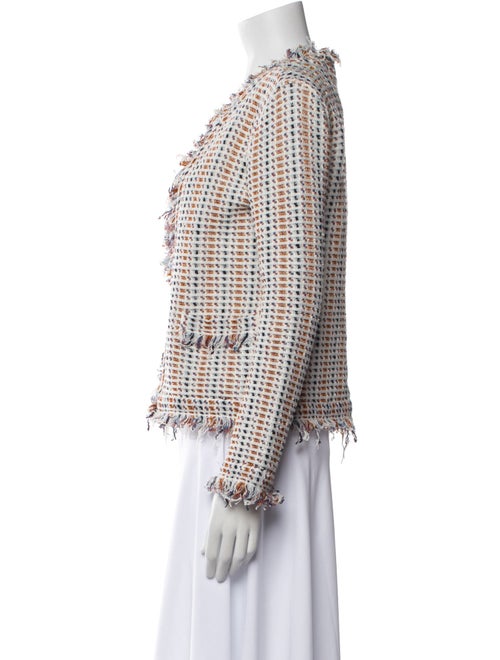 Tory Burch Linen Tweed Pattern Evening Jacket