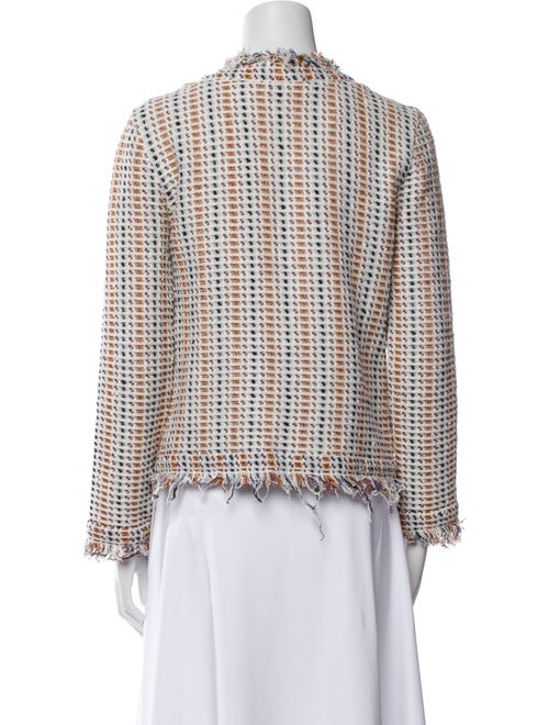 Tory Burch Linen Tweed Pattern Evening Jacket