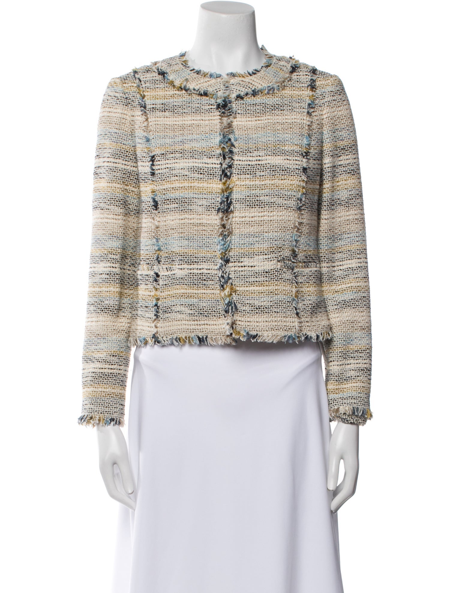 Tory Burch Tweed Pattern Evening Jacket