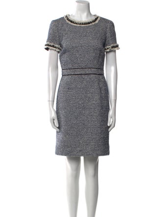 Tory Burch Crew Neck Mini Dress
