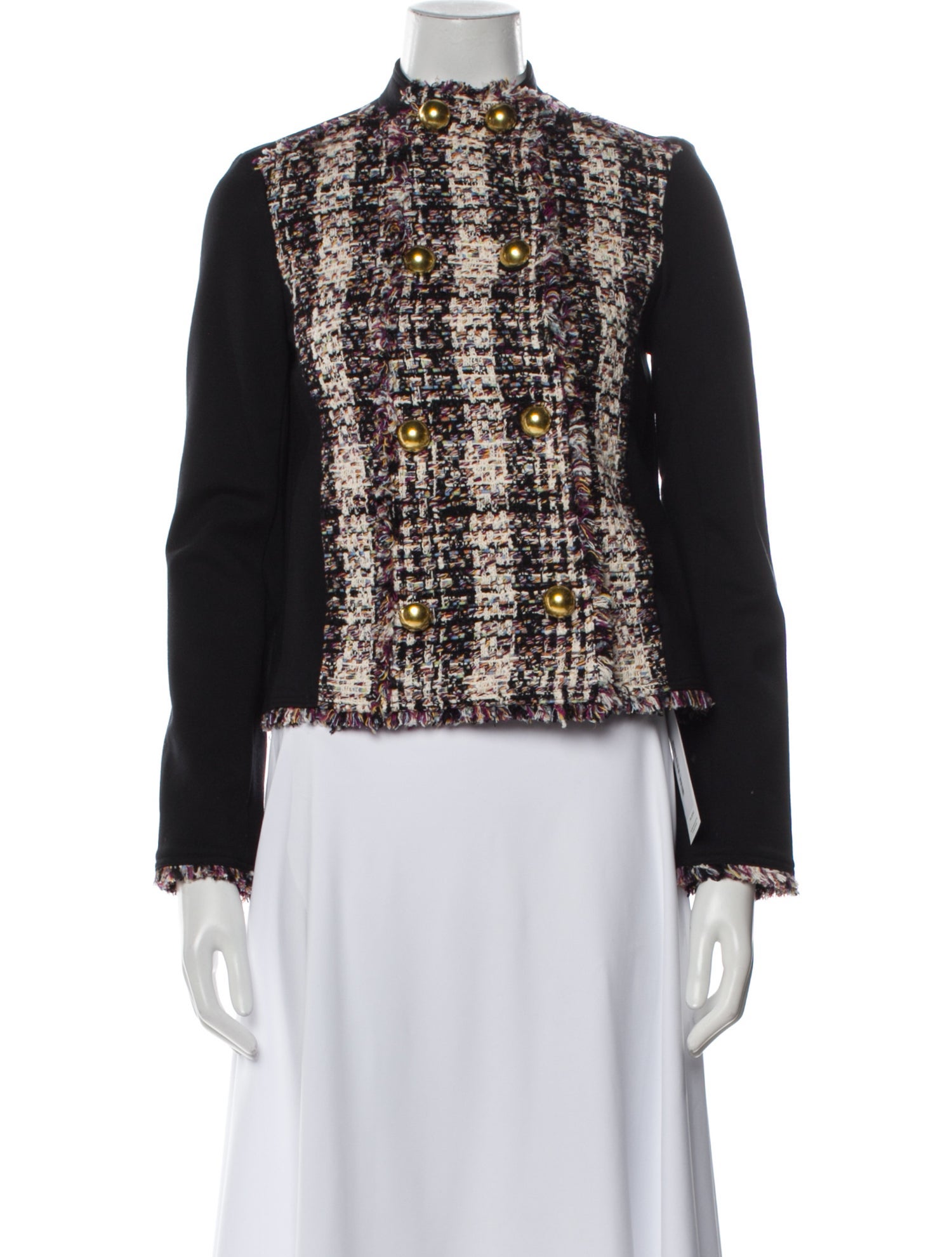Tory Burch Tweed Pattern Evening Jacket