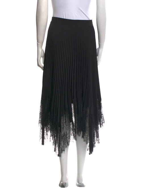 Tory Burch Pleated Accents Midi Length Skirt