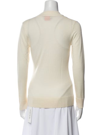 Tory Burch Merino Wool V-Neck Sweater