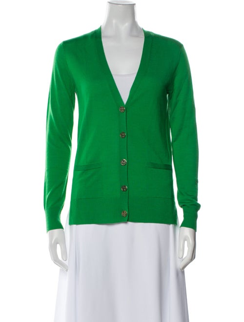 Tory Burch Merino Wool V-Neck Sweater