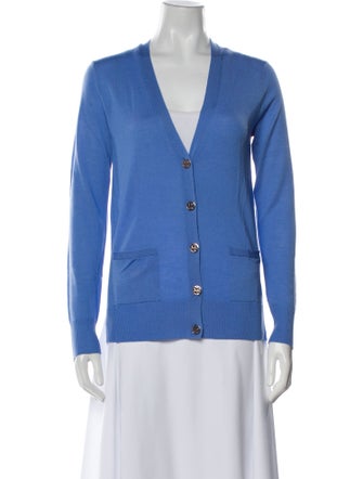 Tory Burch Merino Wool V-Neck Sweater