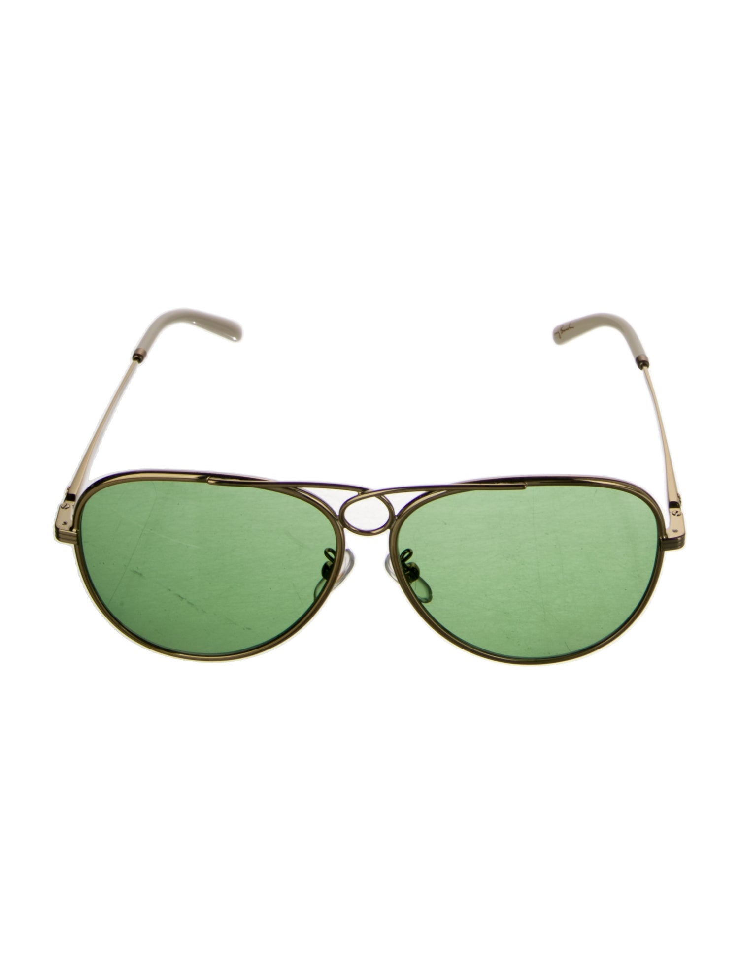 Tory Burch Aviator Tinted Sunglasses