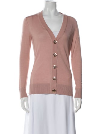 Tory Burch Merino Wool V-Neck Sweater
