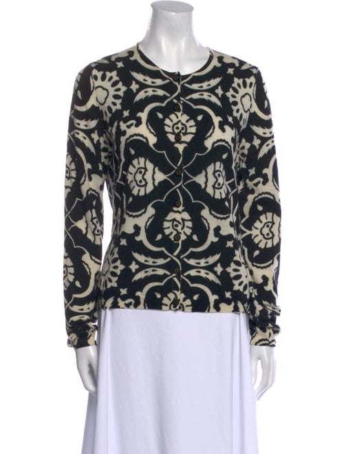 Tory Burch Merino Wool Printed Sweater