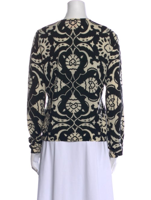 Tory Burch Merino Wool Printed Sweater