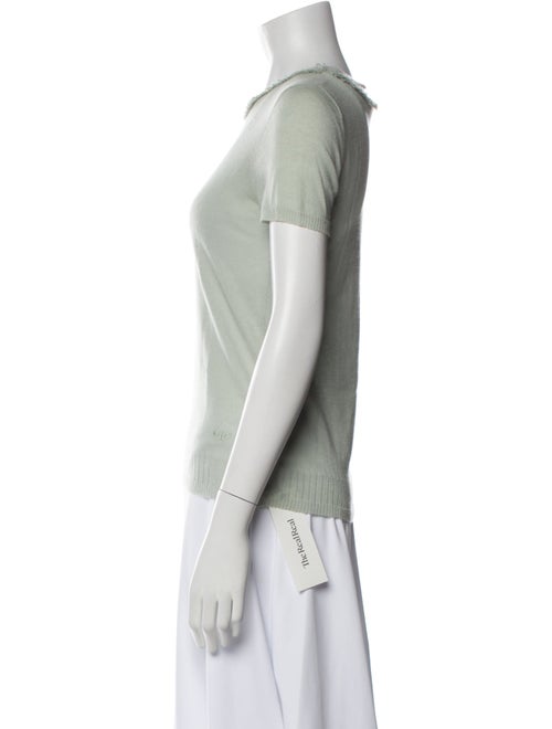 Tory Burch Cashmere Bateau Neckline Sweater