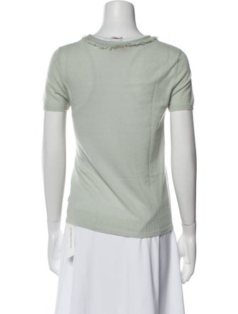 Tory Burch Cashmere Bateau Neckline Sweater