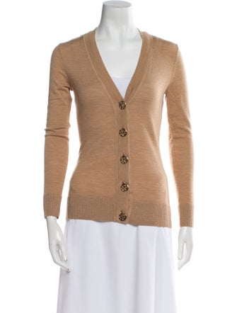 Tory Burch Merino Wool V-Neck Sweater