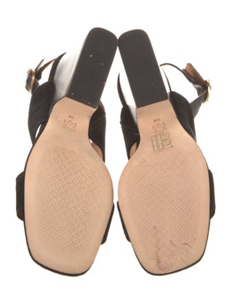 Tory Burch Suede Slingback Sandals