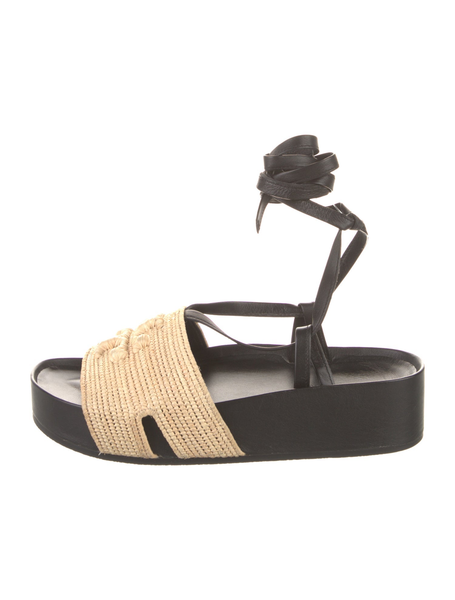 Tory Burch Raffia Sandals