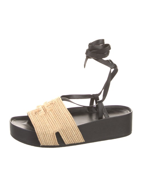 Tory Burch Raffia Sandals