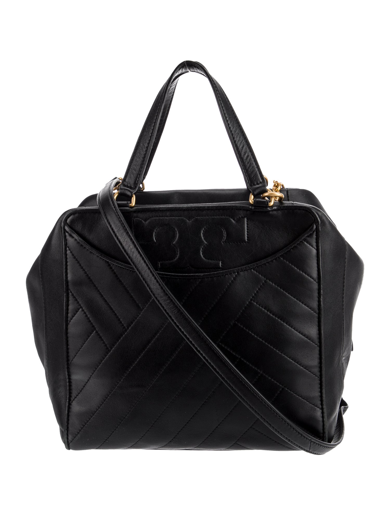 Tory Burch Leather Top Handle Bag