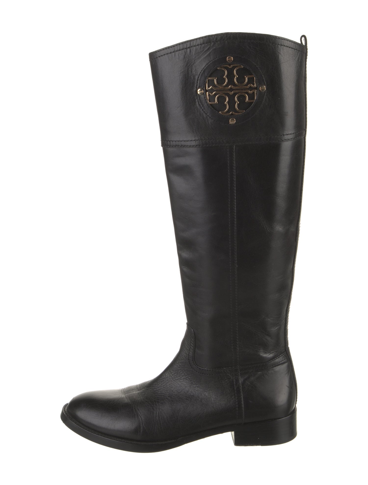 Tory Burch Leather Riding Boots