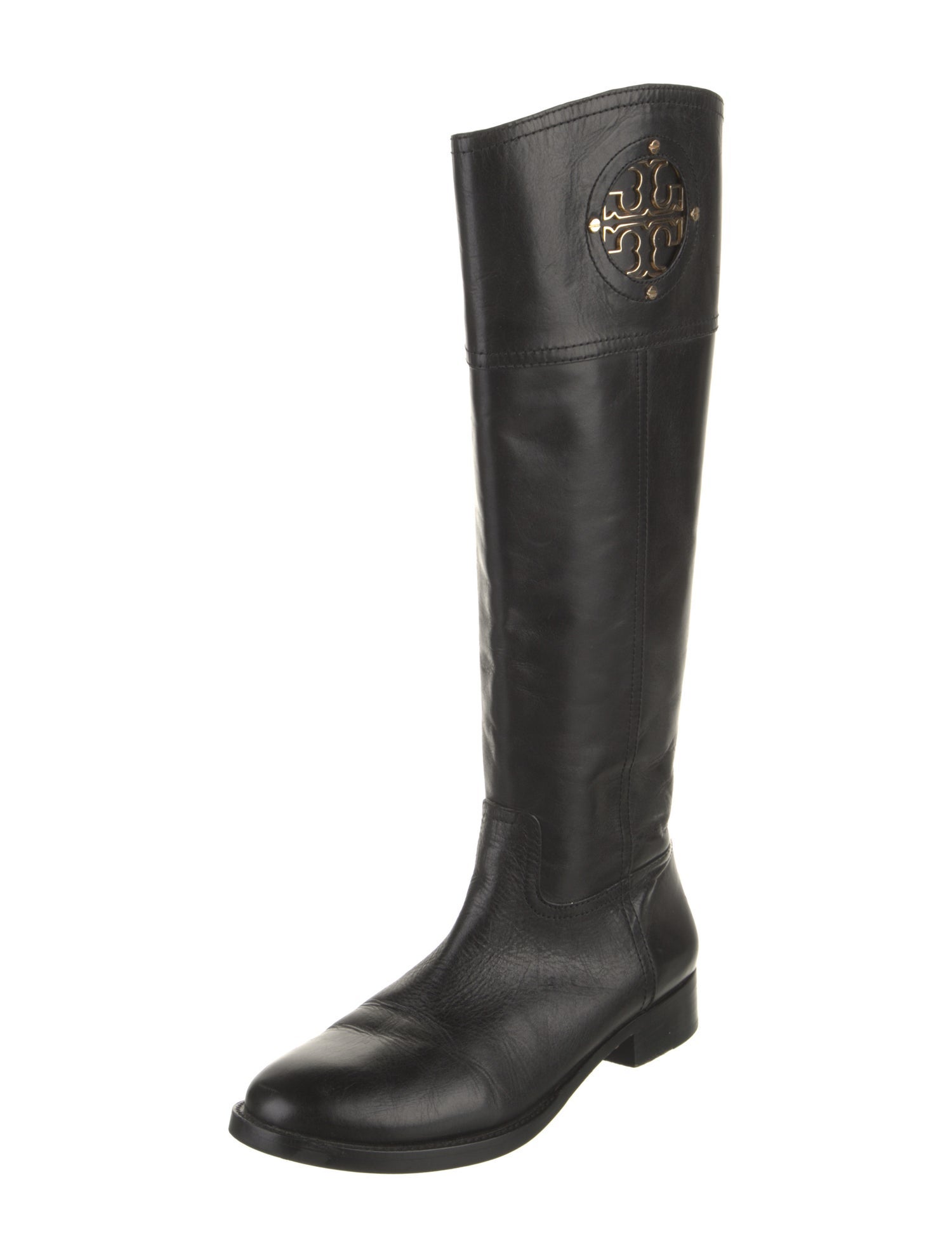 Tory Burch Leather Riding Boots