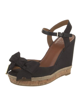 Tory Burch Bow Accents Espadrilles